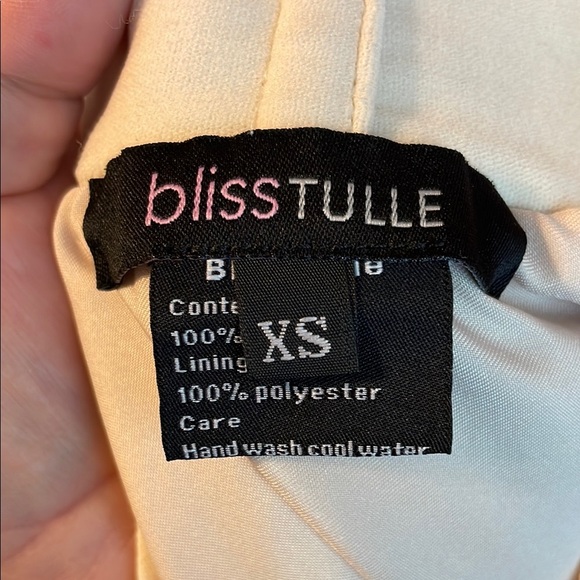 Bliss Tulle Ashley Cream Off White Tulle Skirt size XS - Picture 4 of 14